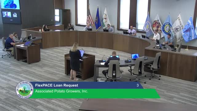 Grand Forks Growth Fund approves FlexPace loan to Associated Potato Growers; approves short loan deferral for Safety Spec