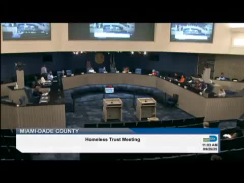 Homeless Trust awards food and beverage contracts in RFA, authorizes non‑competitive renewals and selects fiscal agent