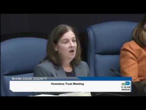 Homeless Trust warns HUD cap could force shifts from permanent supportive housing; mobile home park evictions prompt near‑term outreach plans
