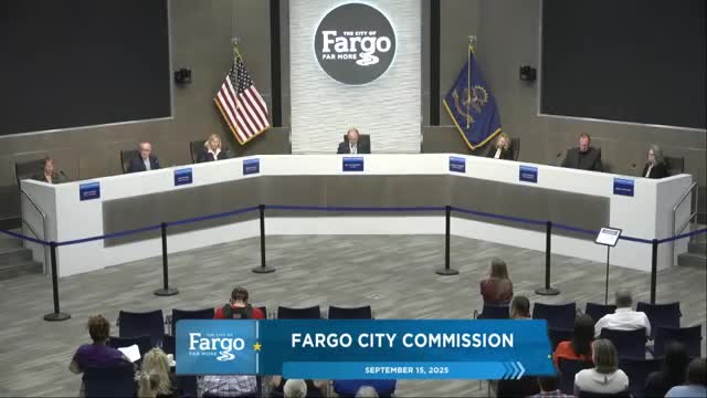 Fargo commission approves continuing engagement‑center operations and authorizes outreach on relocation options
