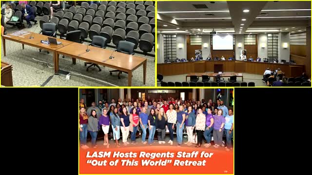 Regents Recognize Staff Excellence at Louisiana Arts and Science Center Retreat