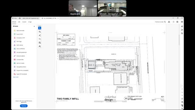 Commission moves 1377 Bridal Road duplex from conceptual review to action