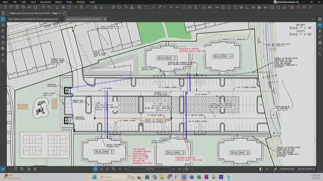 DRC recommends Apple Grove condominium plan to Planning Commission after fire, utility and parking concerns