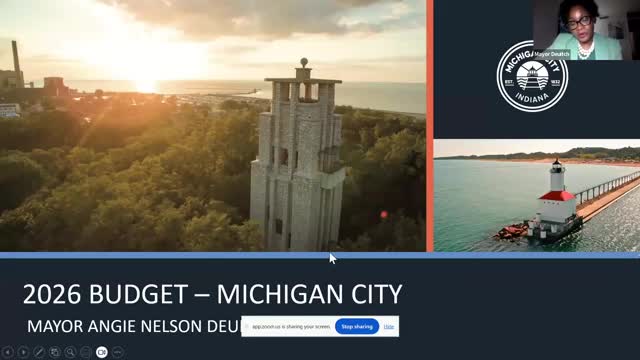 Mayor presents condensed 2026 budget; warns of revenue shifts from tax changes and rising health-care costs