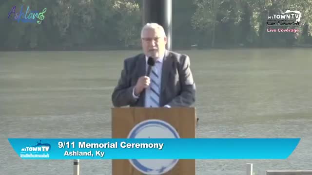 Ashland officials, first responders gather at riverfront to mark Sept. 11 and honor victims