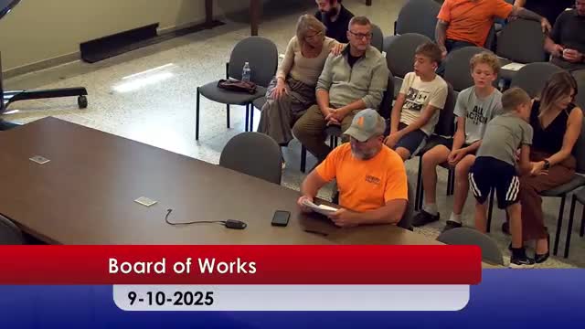 Board approves street department report and permits for fall events and utility work