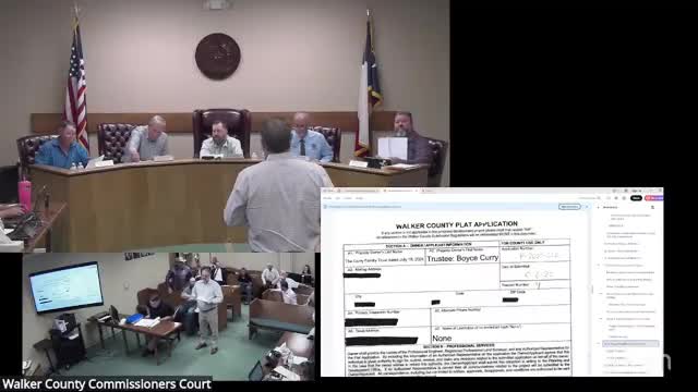 County court delays action on Wildwood Shores replat after competing survey claims; public hearing closed