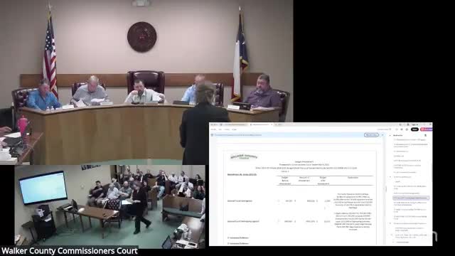 Walker County commissioners approve broad budget amendments, move ARP interest earnings to long-range planning