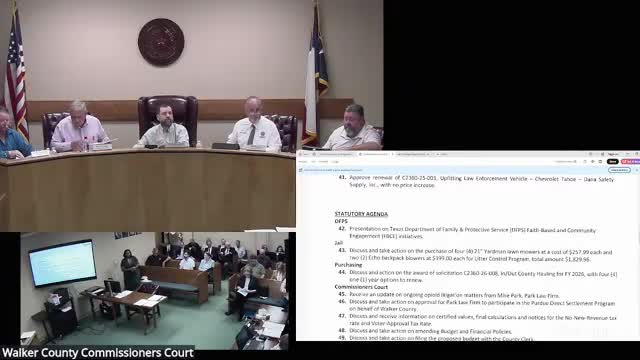 DFPS outlines faith-based volunteer supports, rainbow rooms for Walker County children in care