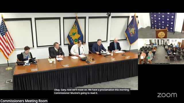 Lycoming County proclaims support for courthouse dog program; handler and dogs praised for trauma-informed service