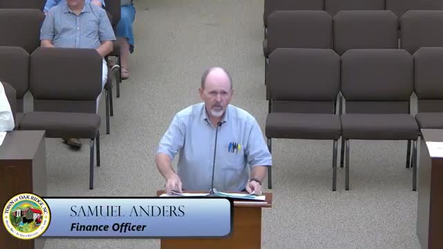 Finance officer reports strong starting balances; council adopts annual engagement letter