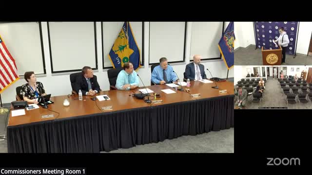 Williamsport resident urges investigation into pro-Palestine billboards; commissioners condemn shooting and call for unity