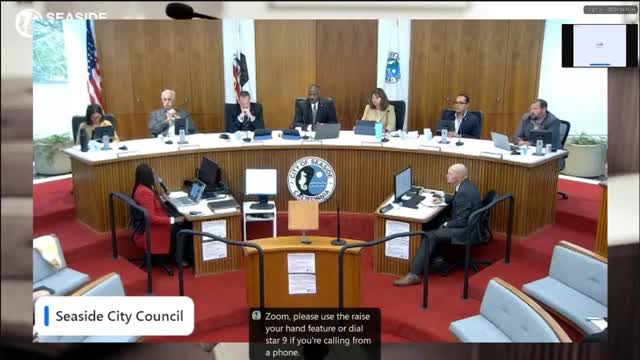 Seaside City Council Discusses Traffic Issues and New Auto Detailing Program for Youth