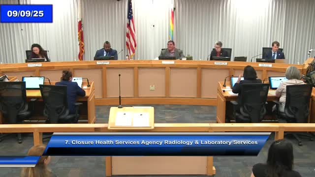Board delays full closure of county X‑ray service, approves one‑year continuation while lab services shift to outside provider