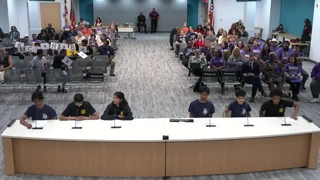 Student robotics teams press MCPS for county committee, funding and space; board and superintendent promise follow‑up