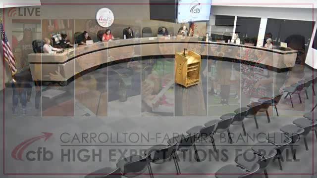 Carrollton‑Farmers Branch ISD board sets 2025 tax rate, releases revenue‑stabilization reserve and moves to approve 2025–26 budget