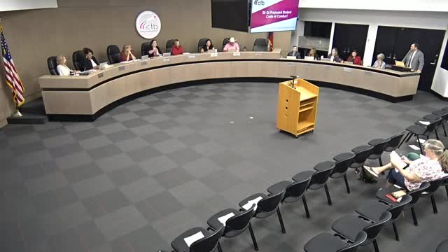 CFBISD board approves updated student code of conduct and new personal‑device policy; districts to restrict phone use during school day