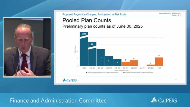 CalPERS actuarial study recommends raising inflation assumption to 2.5% and keeps 6.8% discount rate; some PEPRA plans may face member‑rate changes