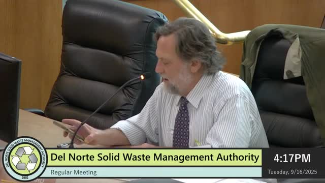 Del Norte Solid Waste Authority ratifies three-year labor agreement with SEIU unit