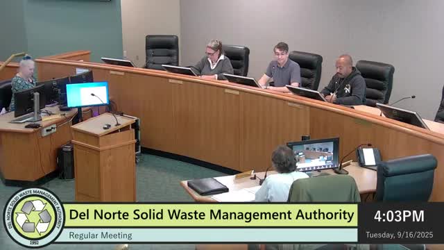 Authority outlines transfer-station services, safety upgrades and staffing needs in director’s report