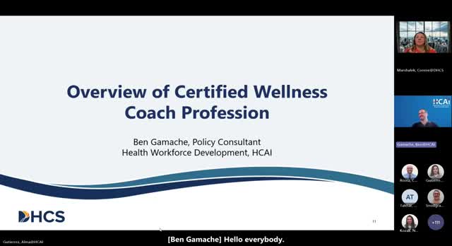 State defines Certified Wellness Coach education, hours and supervision rules