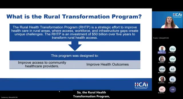 California outlines timeline, baseline funding for $50 billion Rural Health Transformation Program application