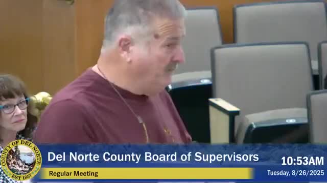 Del Norte supervisors approve short‑term county support to bridge airport invoices; ask staff to study long‑term feasibility
