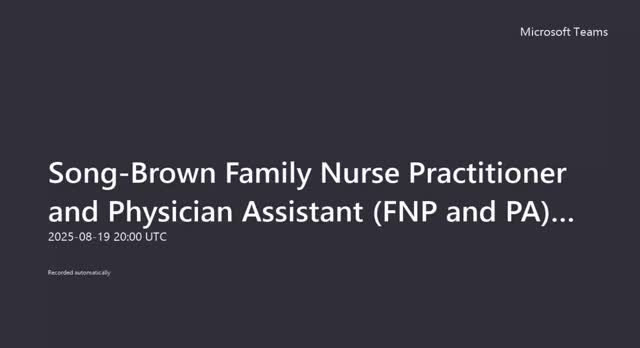 Song Brown opens 2025 FNP, PA and CNM grant cycle; early review Sept. 9, final deadline Sept. 24