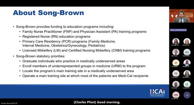 HCAI outlines Song Brown 2025 application rules, scoring, deadlines and allowable uses