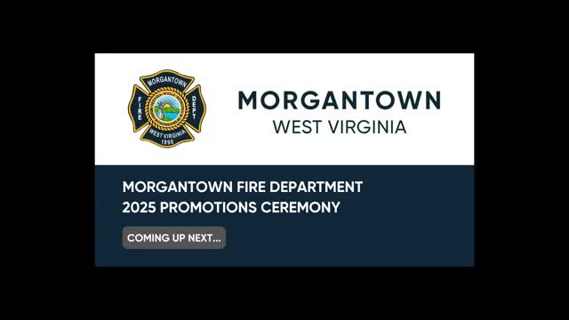 Morgantown Fire Department pins recruits; Chief Freshour urges change to boost retention