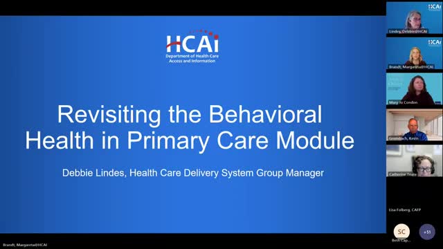 OCA work group debates how to count behavioral health delivered in primary care settings