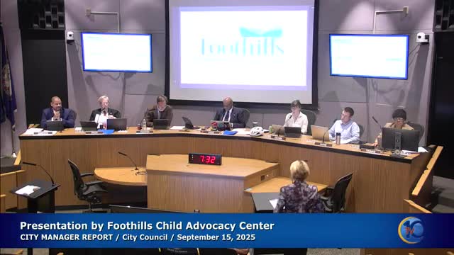 Foothills Children’s Advocacy Center reports expanded services and facility move; requests continued funding