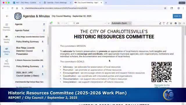 Historic Resources Committee details preservation projects, marks Downtown Mall 50th anniversary planning