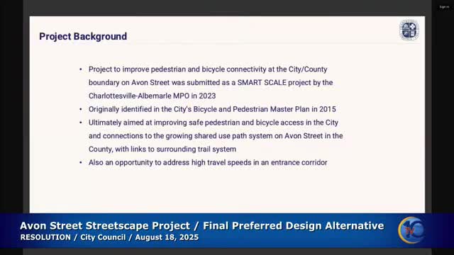 Council backs Avon Street multimodal plan, accepts loss of on-street parking