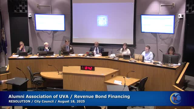 Council consents to EDA conduit financing for Alumni Association building project