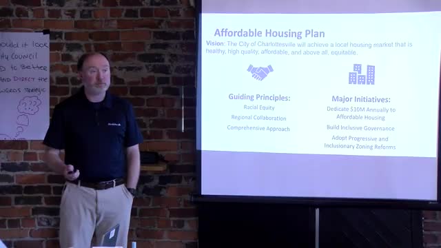 Council hears update on Charlottesville affordable housing plan; pipeline and preservation challenges flagged
