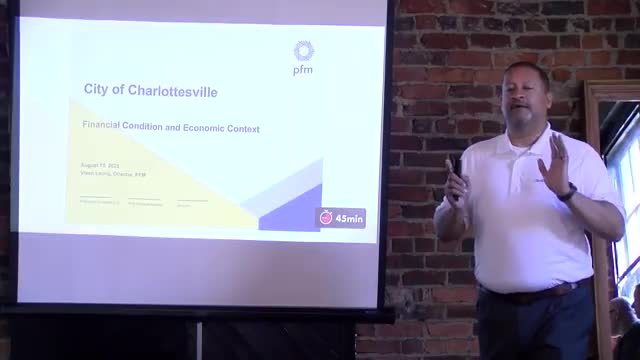 Financial advisers tell council Charlottesville is positioned to weather downturn but must set spending priorities