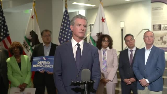 California officials unveil plan to counter midterm redistricting, say state will fund special elections