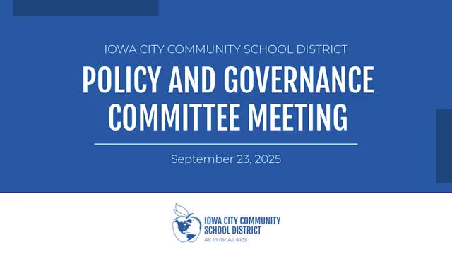 Board committee reviews draft changes to policy on informal meetings and sets recusal review with legal