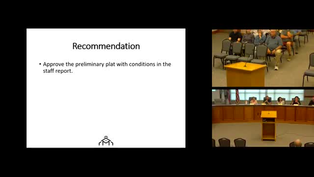 Commission recommends rezoning 9.5 acres from A2 to RA1 to allow one additional one‑acre lot now