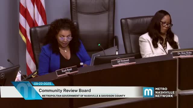 Nashville review board returns multiple OPA findings, flags body‑camera, evidence and child‑safety concerns