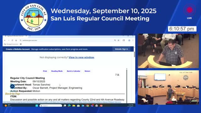 Council approves $198,074 change order for Fourth Avenue/20 Second roadway project