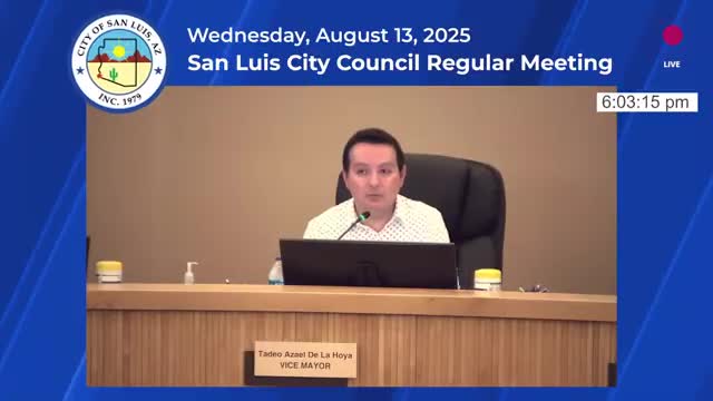 Resident accuses San Luis police of Miranda violation, urges council oversight