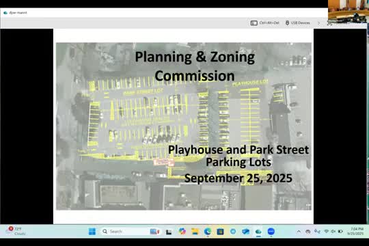 Commission approves restriping of Park Street and Playhouse parking lots with accessibility upgrades