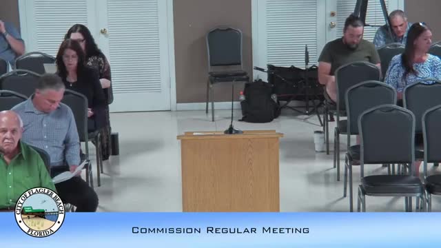 Flagler Beach adopts 2025–26 fee schedule; commission trims recycled‑glass charge