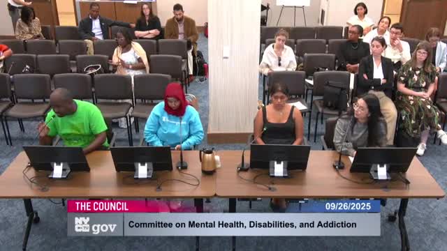 Christopher Johnson advocates mental health training and 988 awareness in city council remarks