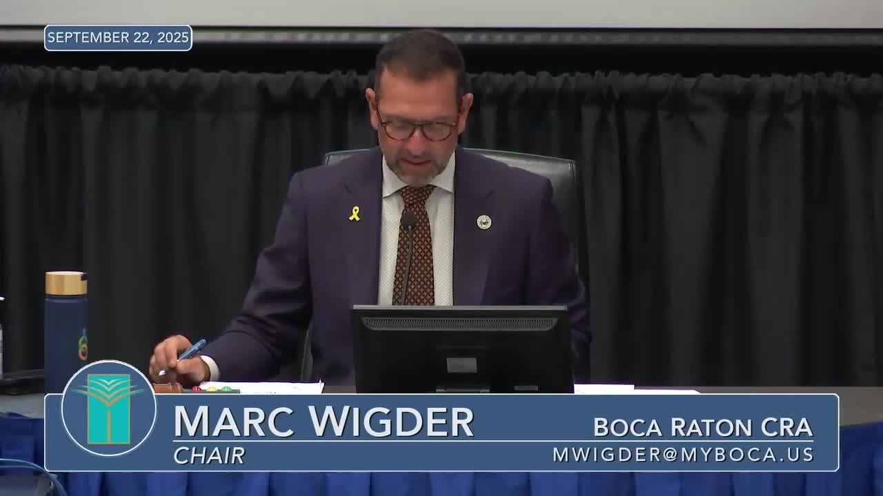 Boca Raton Council Approves $70M Community Redevelopment Agency Budget for Future Projects