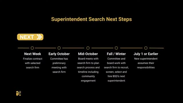Committee Advances Superintendent Search Process Ahead of October 14 Board Meeting