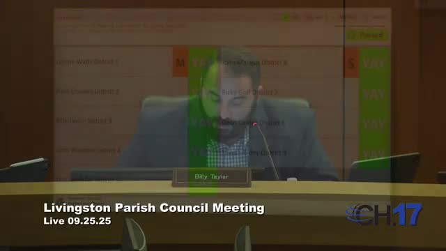 Livingston Parish Council approves R‑2 rezoning for Old LA Highway 16 parcel after heated debate