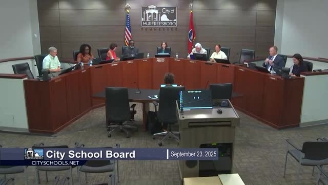 Murfreesboro School Board Elects New Chair and Honors Angela Wilson as Best of MCS